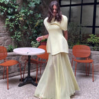 Australian shawl 3 pieces style dress