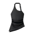 Asymmetrical hem buckle