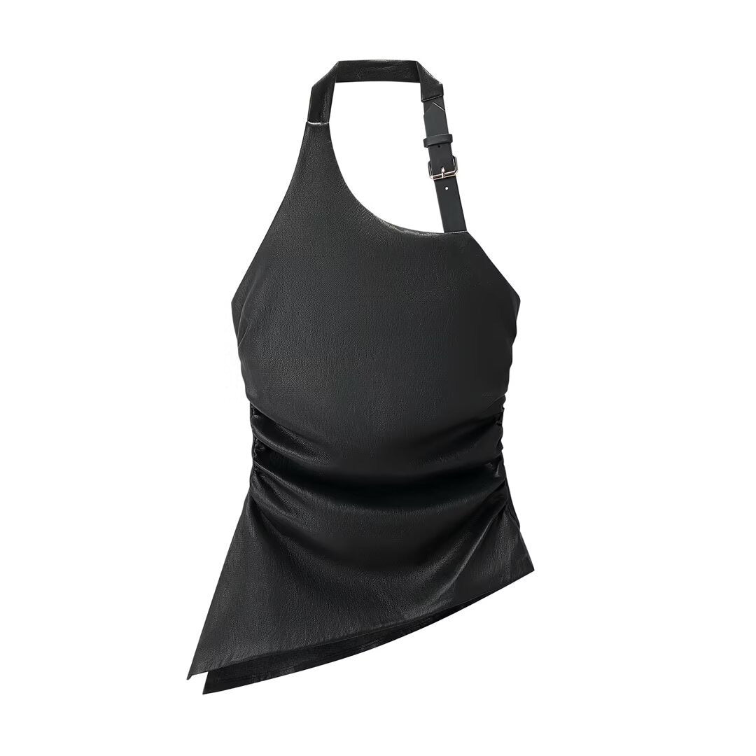 Asymmetrical hem buckle