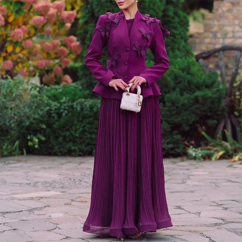 Elegant butterfly style suit