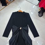 Bow classy dress