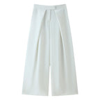 New pleated long pants