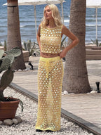 Heavy sequin crochet set