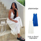 French maxi dress