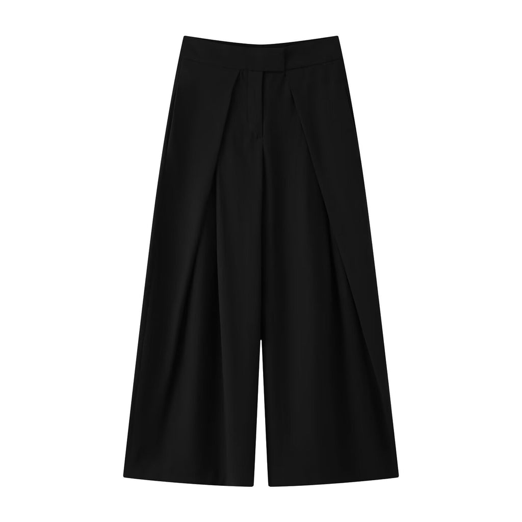 New pleated long pants