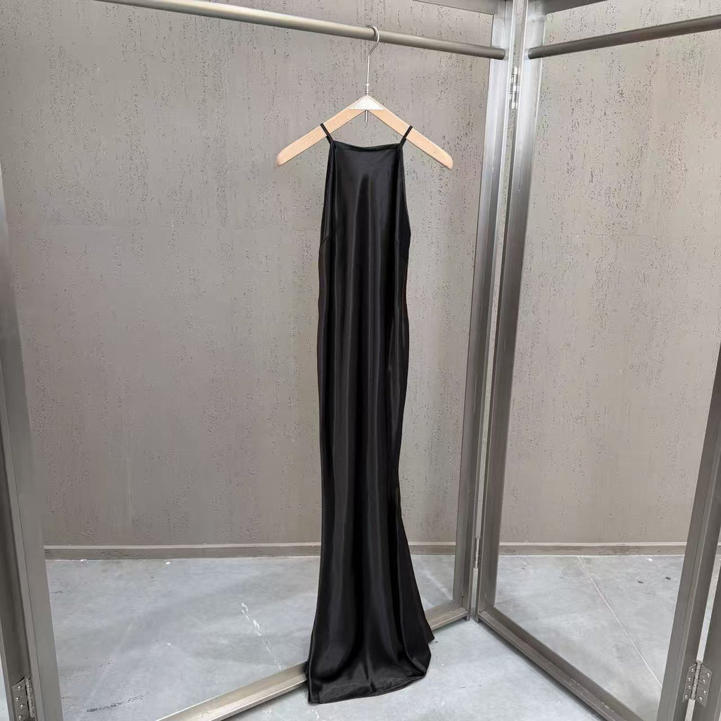French satin mermaid gown