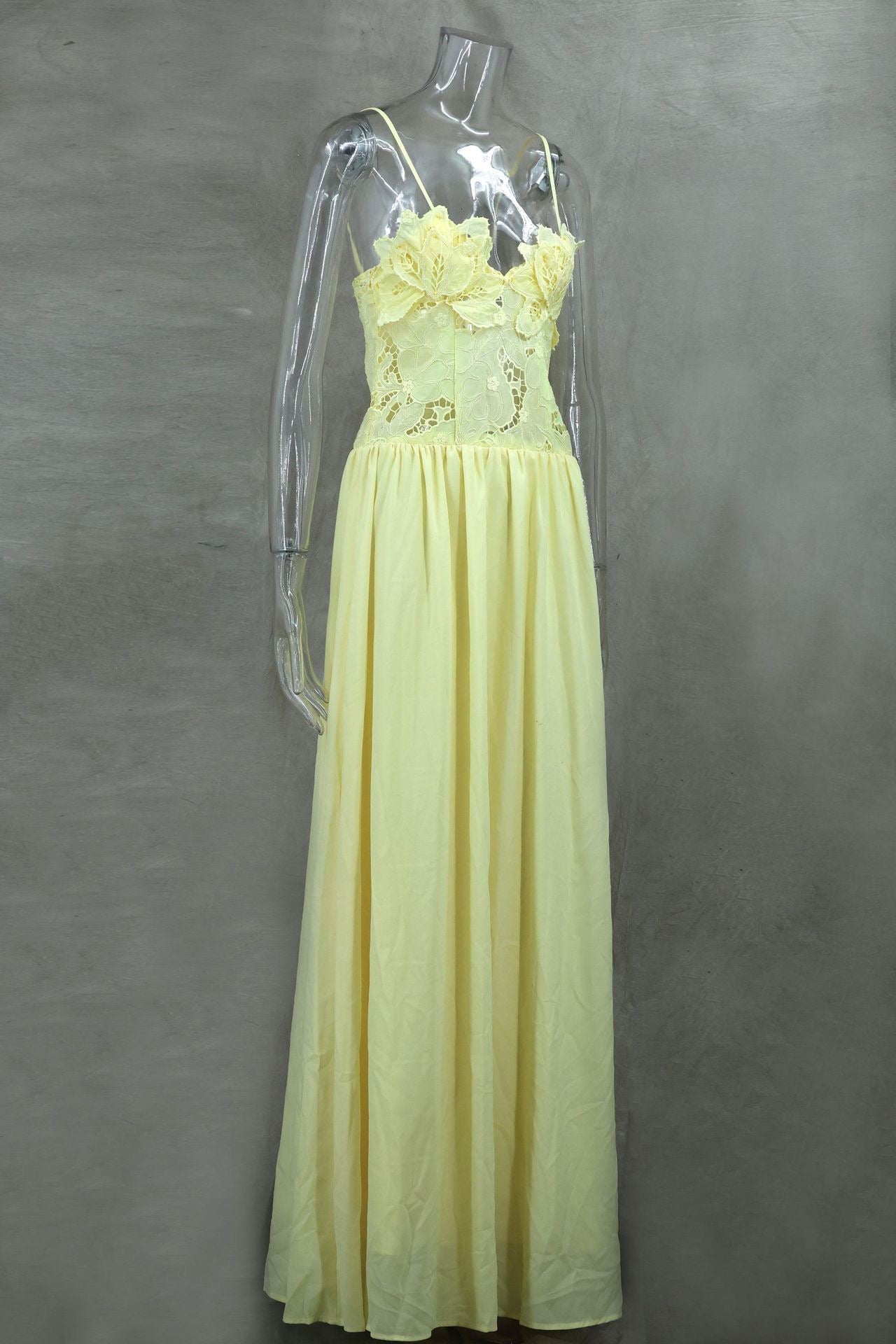 Embroidery floral dress
