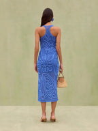 Knitted beach dress