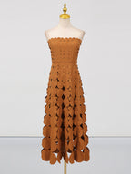 Australian strapless long dress