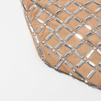 Trendy mesh halter dress