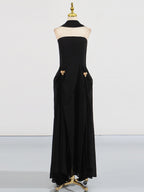 The black maxi dress