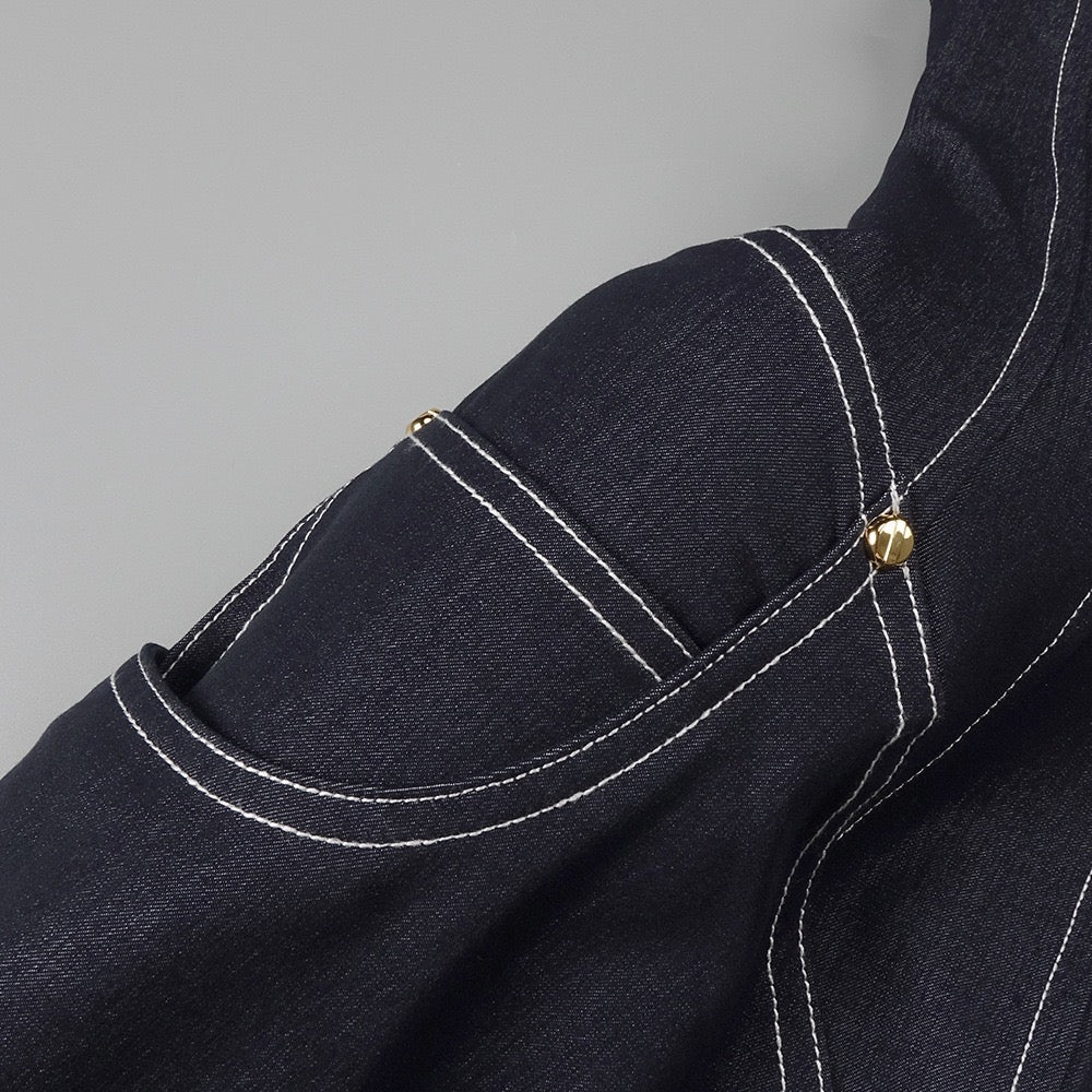 Halter slimfit bodycon denim dress
