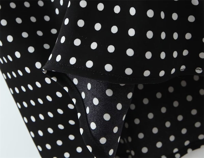 French resort polka dot print
