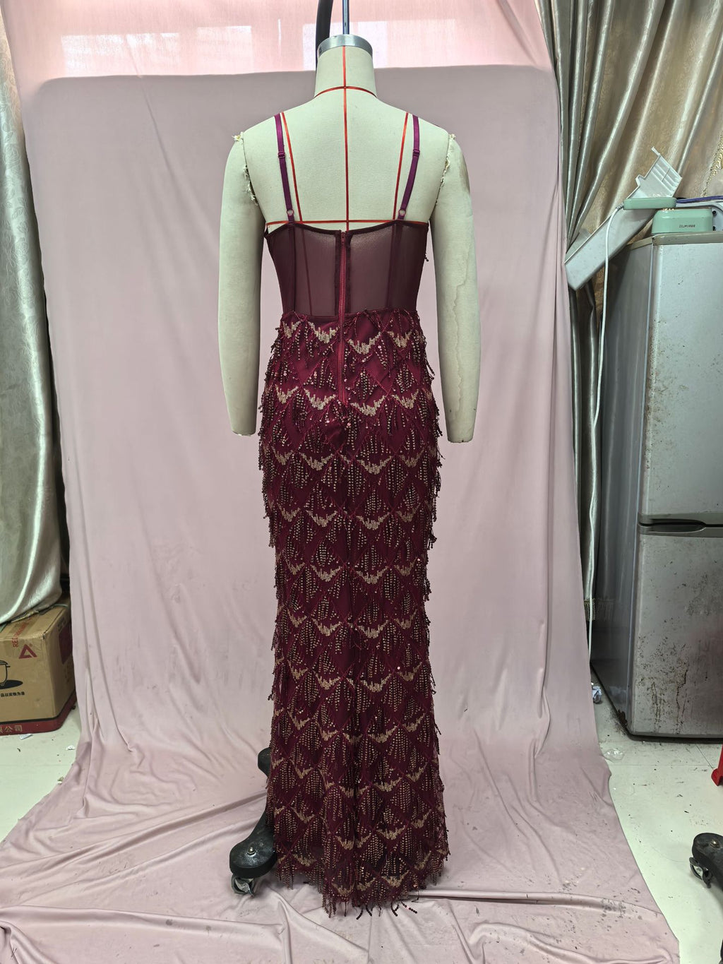 Spaghetti style dress
