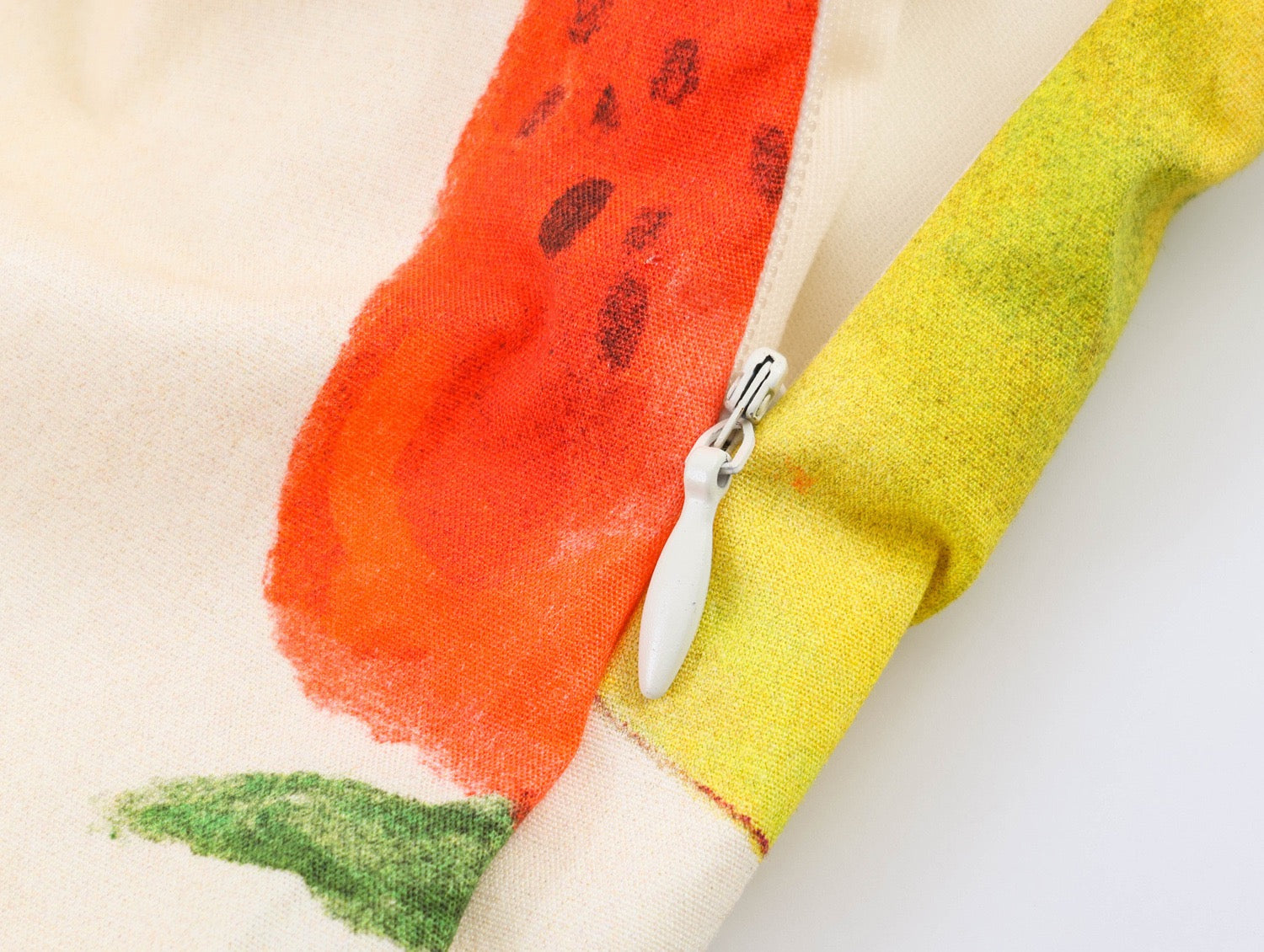 Summery fruity mini dress