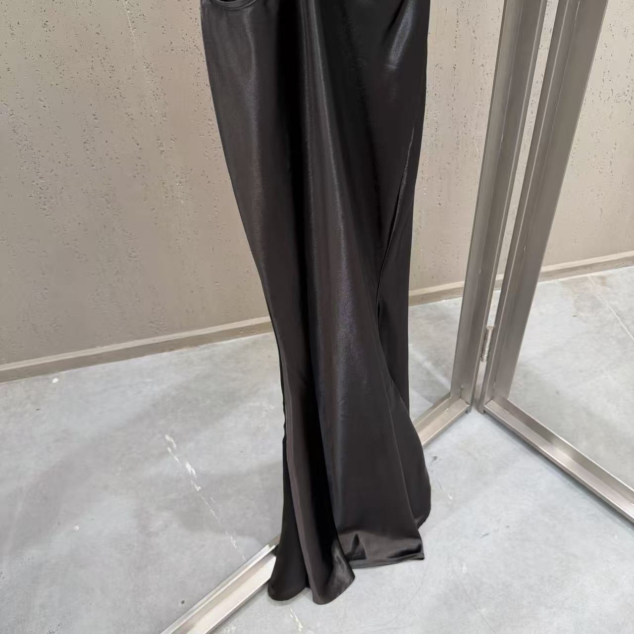 French satin mermaid gown