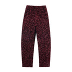 Sequined faux fur suit