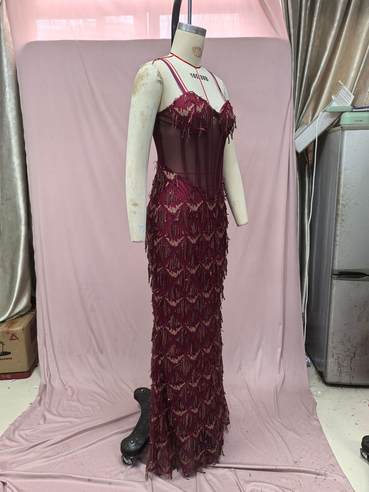 Spaghetti style dress