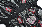 Heavy sequin embroidery dress