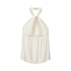 Trendy halter neck tank top