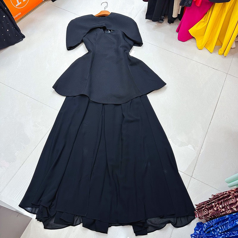 Australian shawl 3 pieces style dress