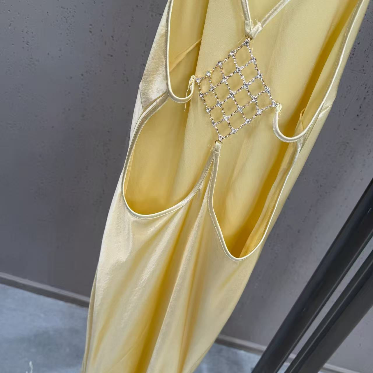 French satin mermaid gown