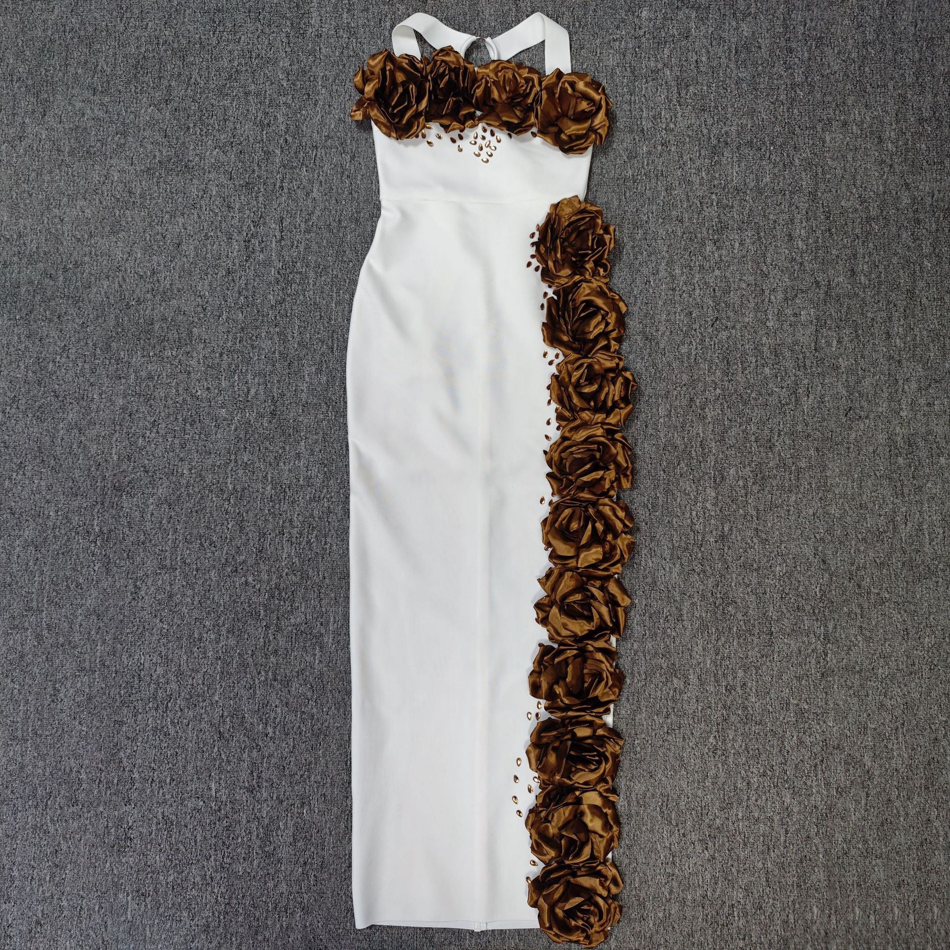 Halter neck flower dress