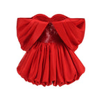 Red shinning sequins