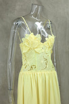 Embroidery floral dress