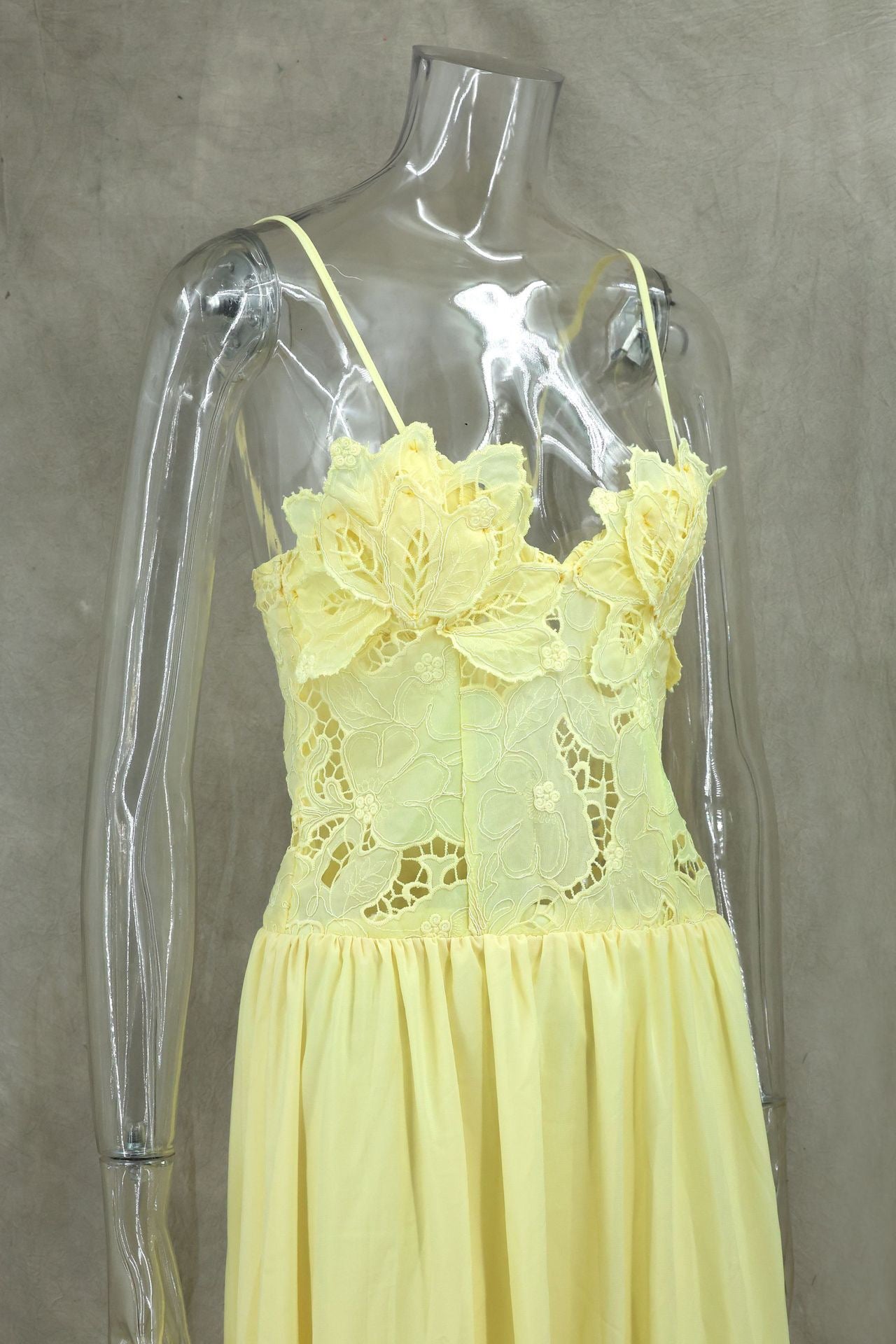Embroidery floral dress
