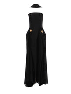 The black maxi dress