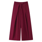 New pleated long pants