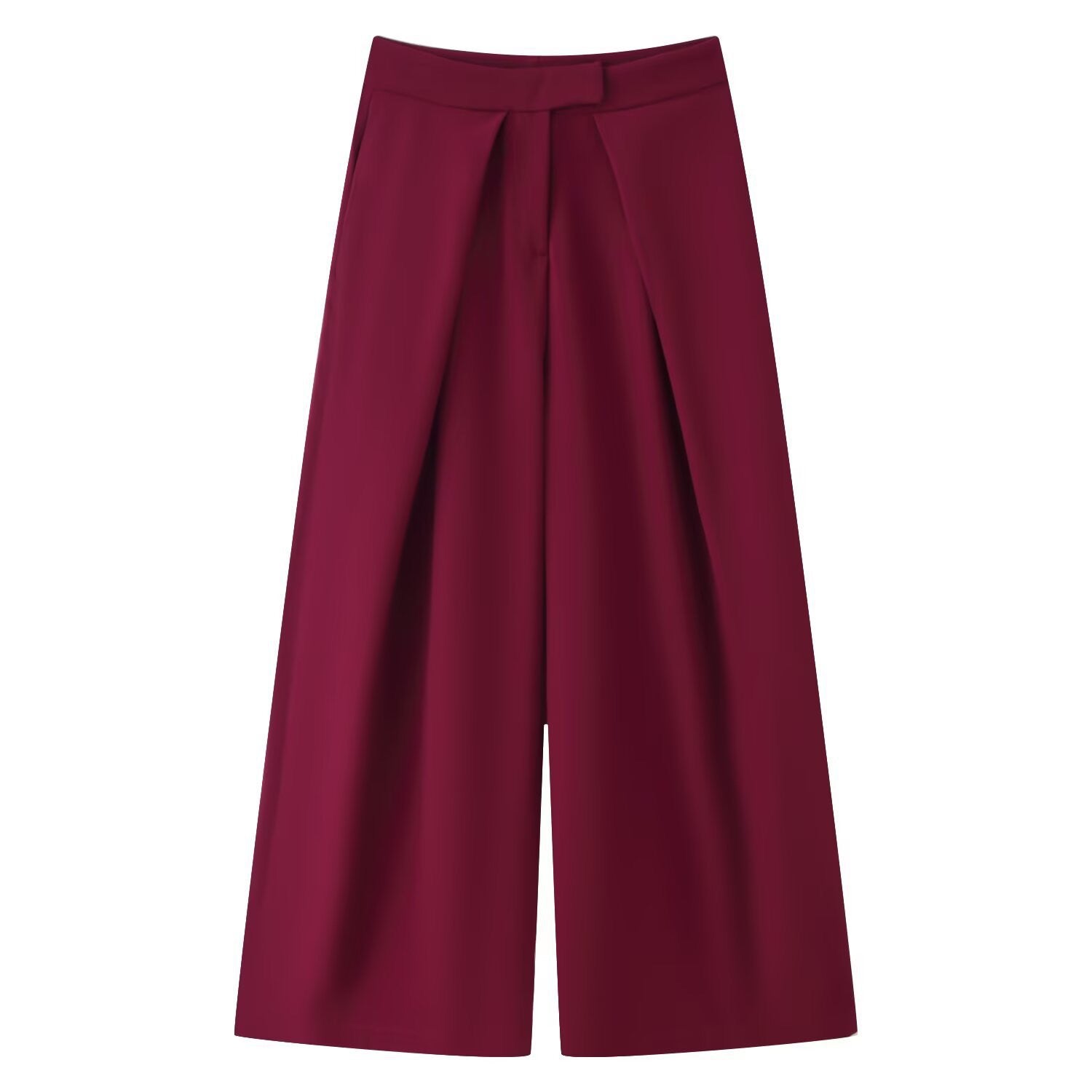 New pleated long pants