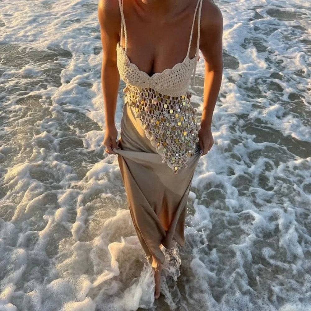 Casual sequin top