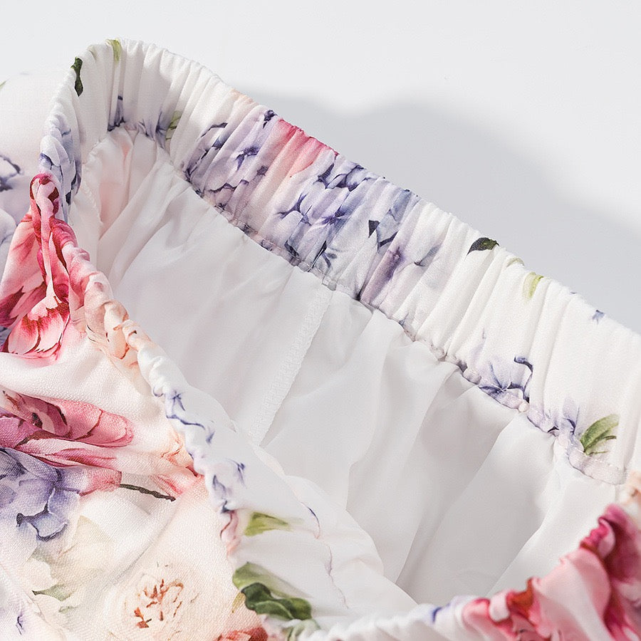 Halterneck floral set