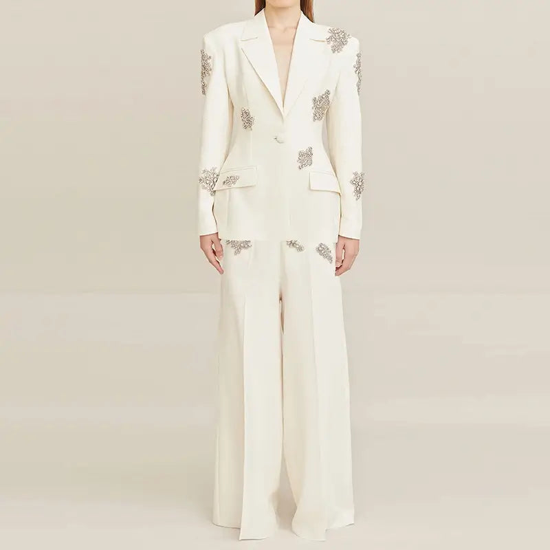 Beaded suit