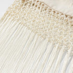 Cross fringes skirt