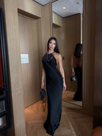 French satin mermaid gown