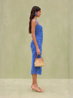 Knitted beach dress