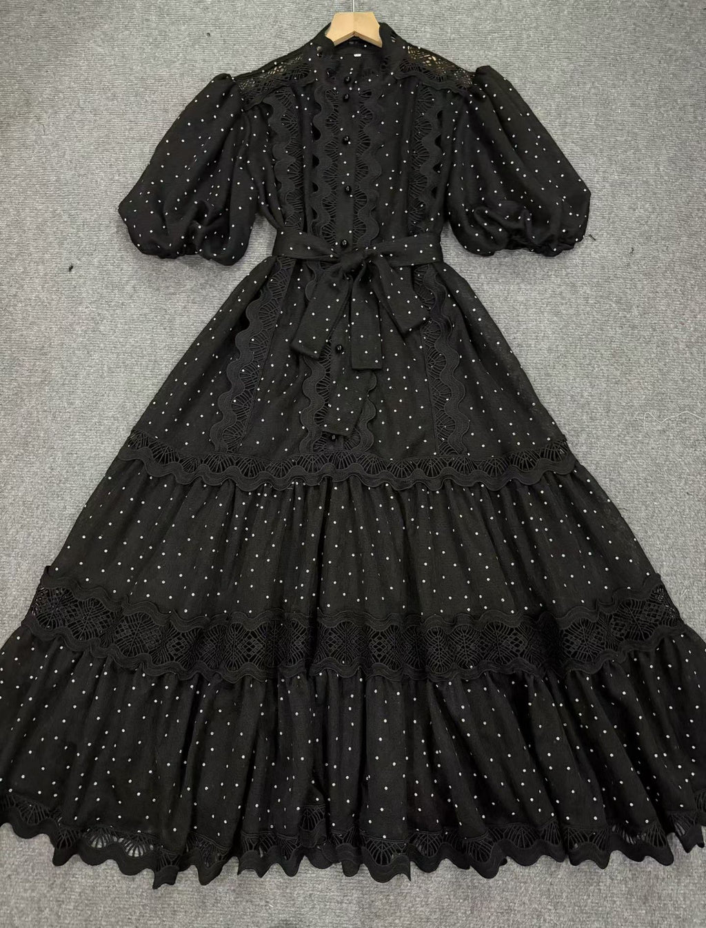 French design mesh dress