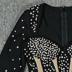 American rhinestone bandage dress