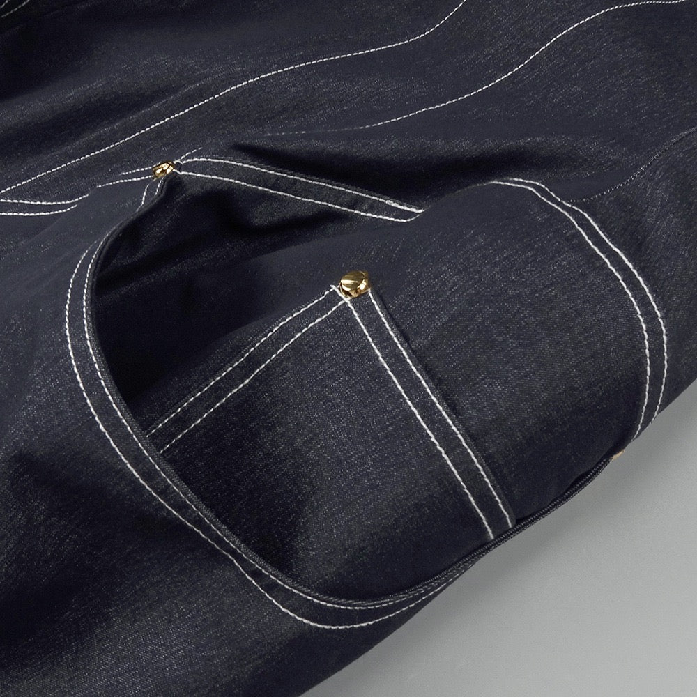 Halter slimfit bodycon denim dress