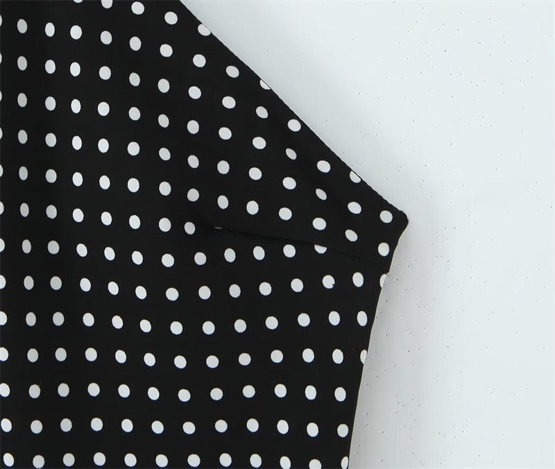 French resort polka dot print