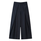 New pleated long pants
