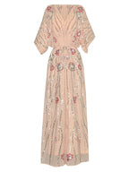 Heavy sequin embroidery dress