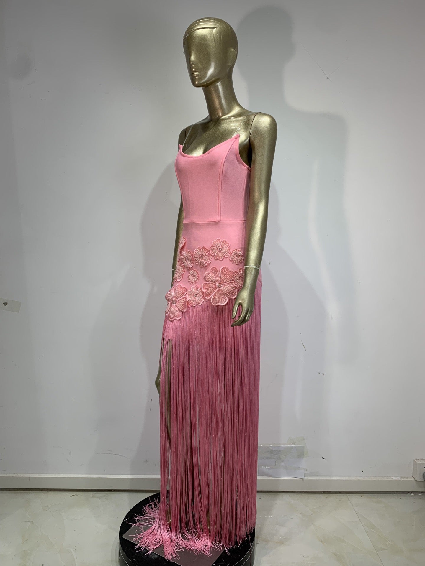 sexy fringes dress