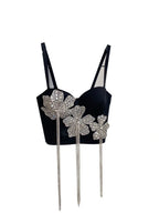 Fringes corset top