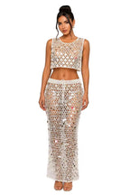 Heavy sequin crochet set