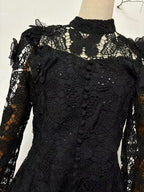 French butterflies dress
