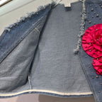Pearl flowers set